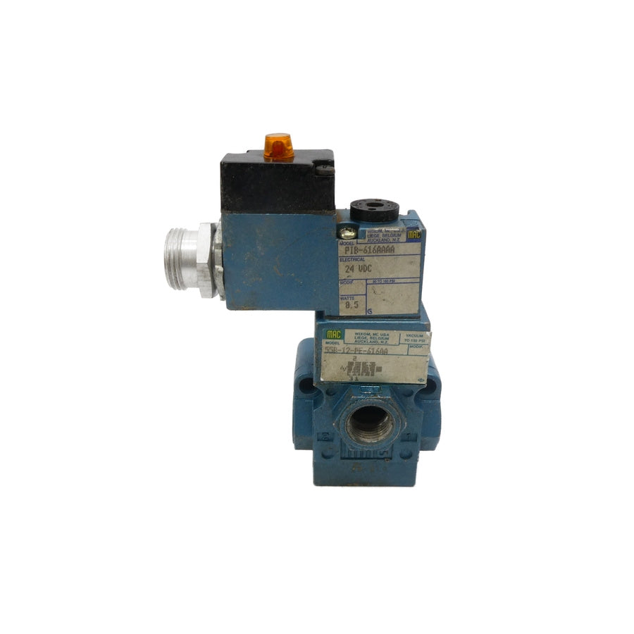 MAC 55B-12-PE-616AA 24VDC 20-150PSI UNMP