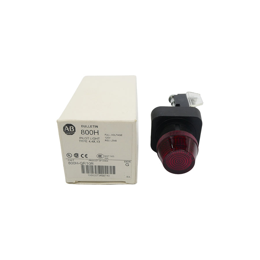 ALLEN BRADLEY 800H-QR10R SER. G 120VAC (WH) NSMP