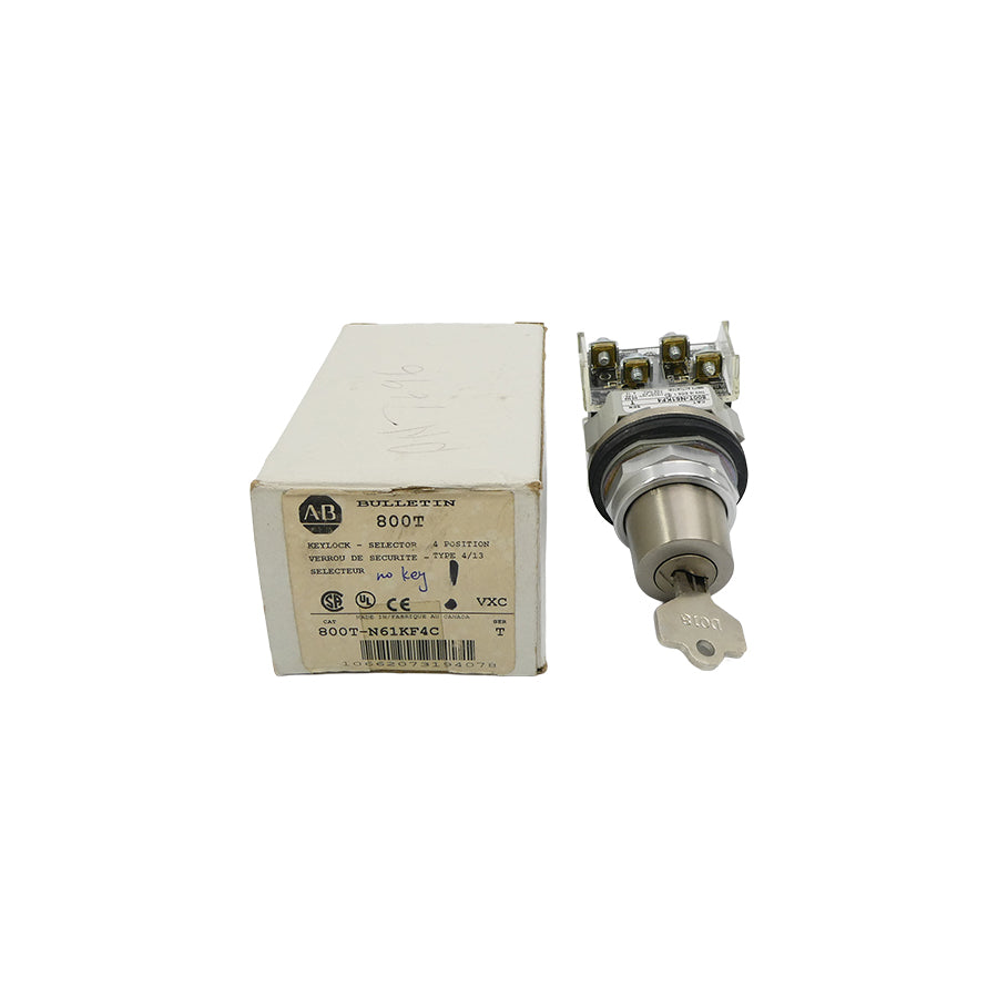 ALLEN BRADLEY 800T-N61KF4C SER. T (ONE KEY) (WH) NSMP
