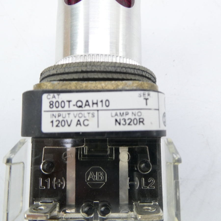 ALLEN BRADLEY 800T-QAH10R SER. T 120VAC NSNP