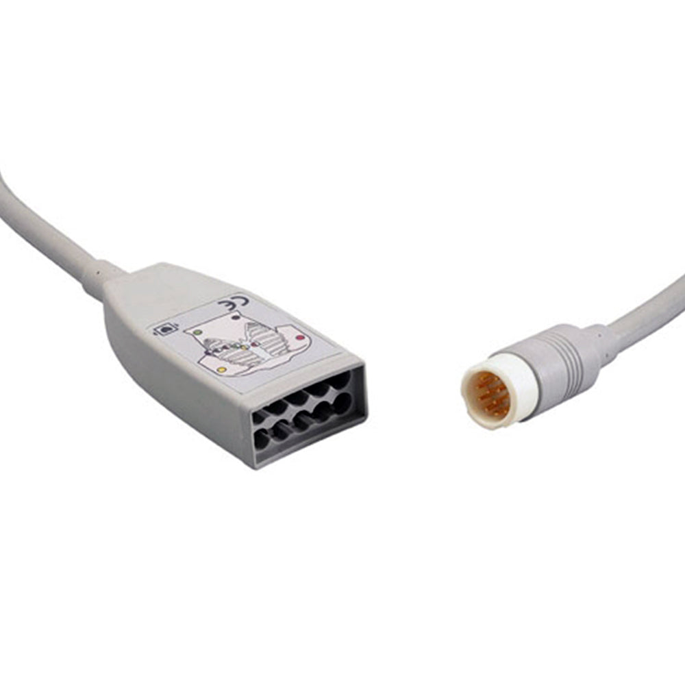 Hewlett Packard Philips 10 Lead ECG Trunk Cable (M1949A, AAMI & IEC