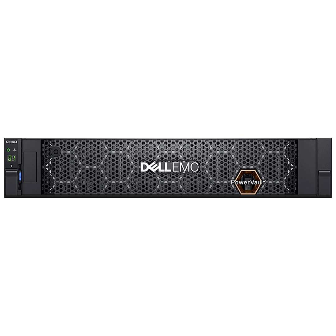 Dell PowerVault ME5024 12x3.84TB SSD 25GbE iSCSI SAN Server