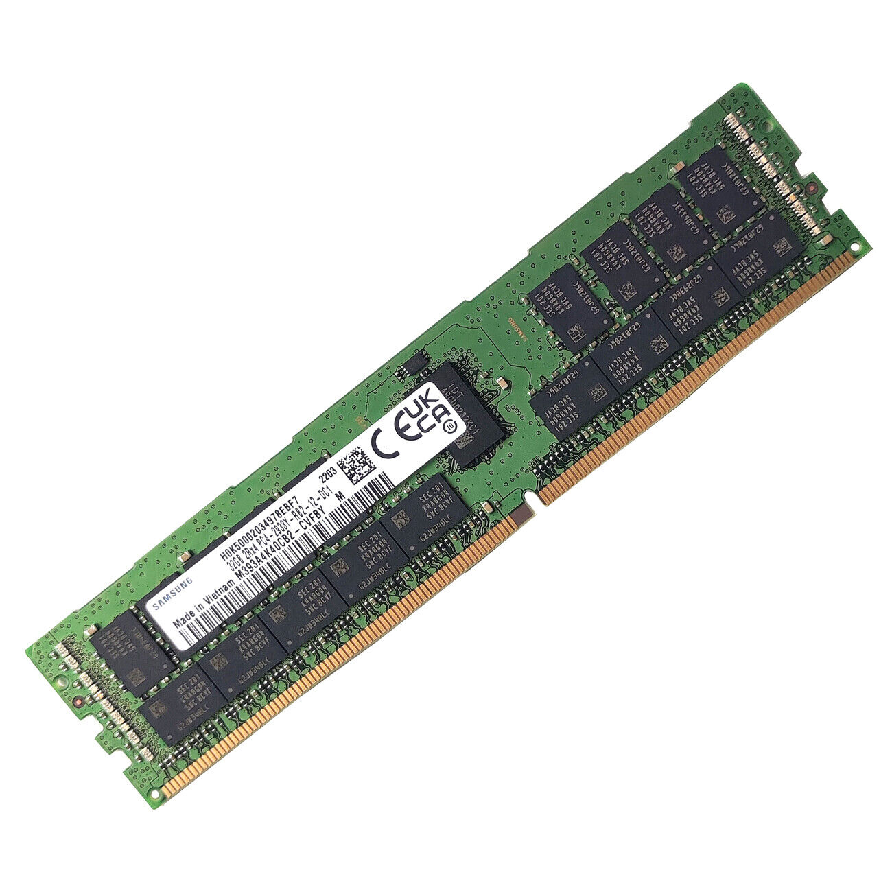 Samsung 32GB DDR4-2933 ECC RDIMM - Label Detail | Alo Tech Solutions