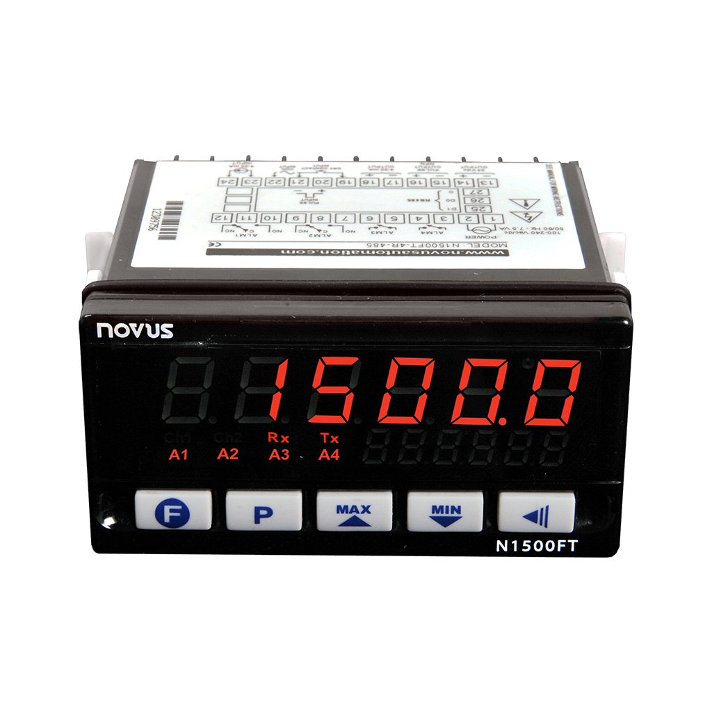 N1500FT Flow Rate & Totalizer Panel Meter