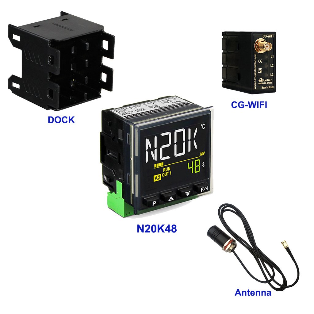 N20K48 Temperature/Process Controller Bundle with WiFi Connectivity for Remote and IoT Access