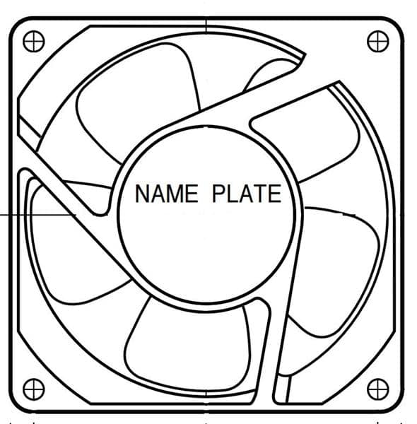 NMB 4715MS-23T-B5A-A00 230V AC Axial Cooling Fan Industrial Grade