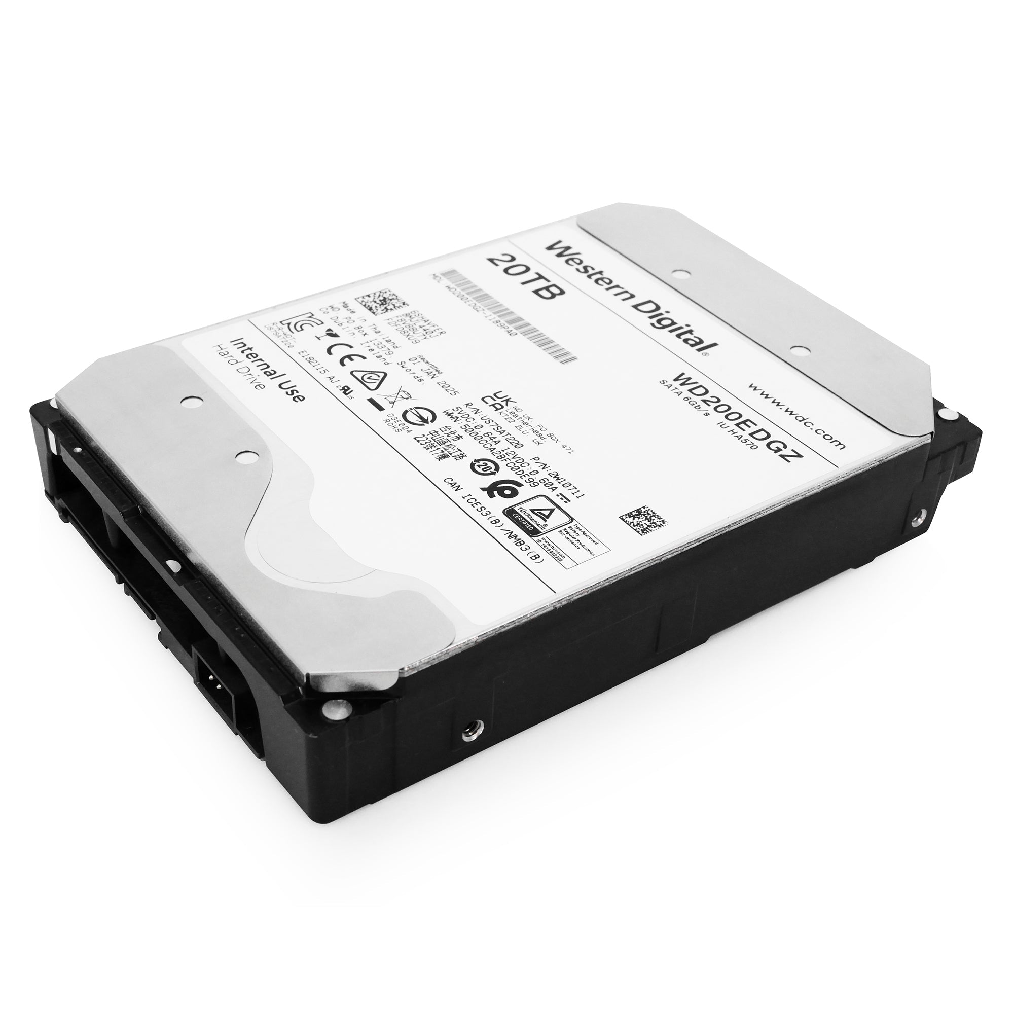 Western Digital WD200EDGZ 20TB 7.2K RPM SATA 6Gb/s 512e 3.5in Recertified Hard Drive