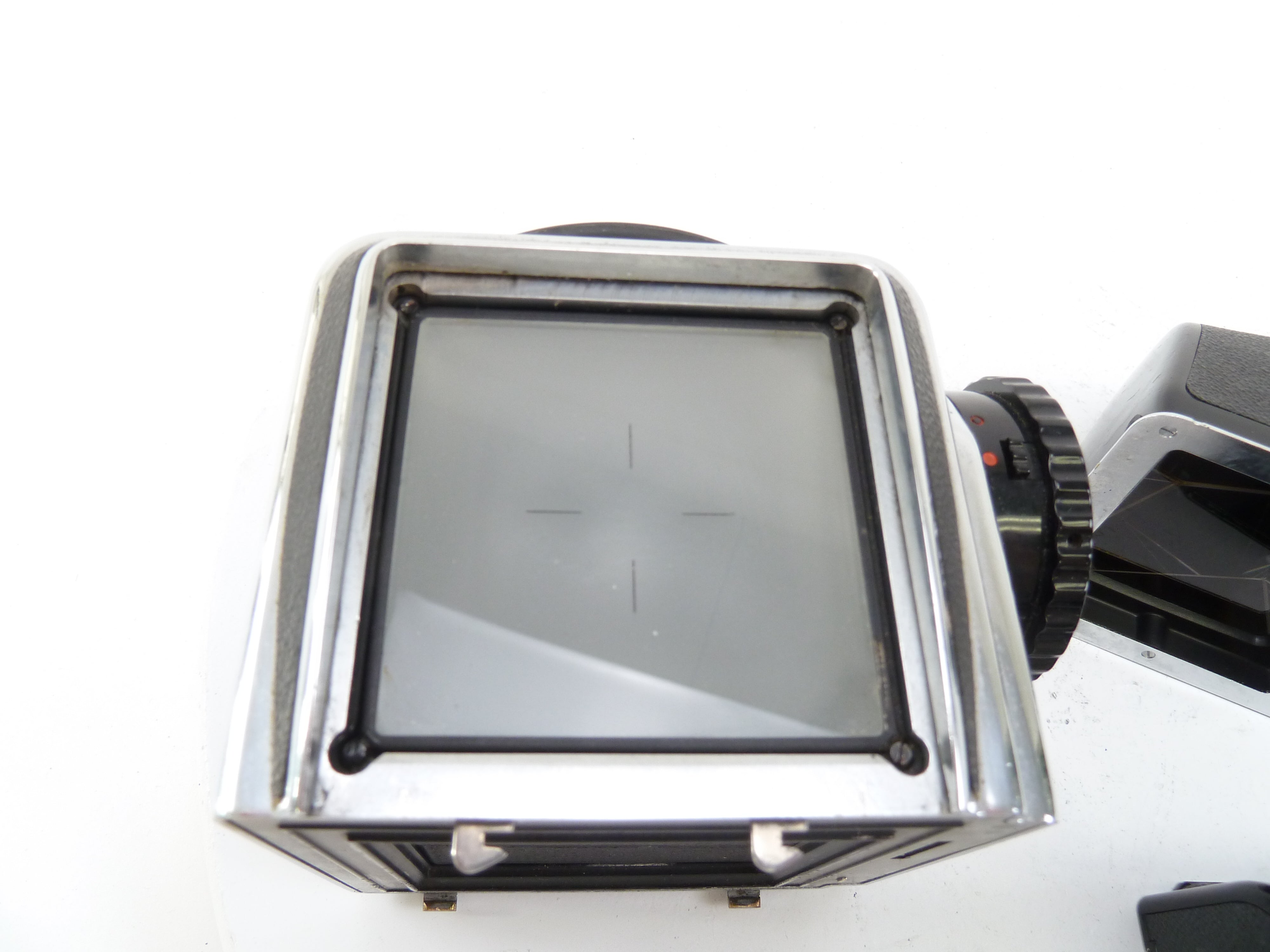 Hasselblad 500C Medium Format 6x6cm SLR Camera with Prism Finder and 120 Back