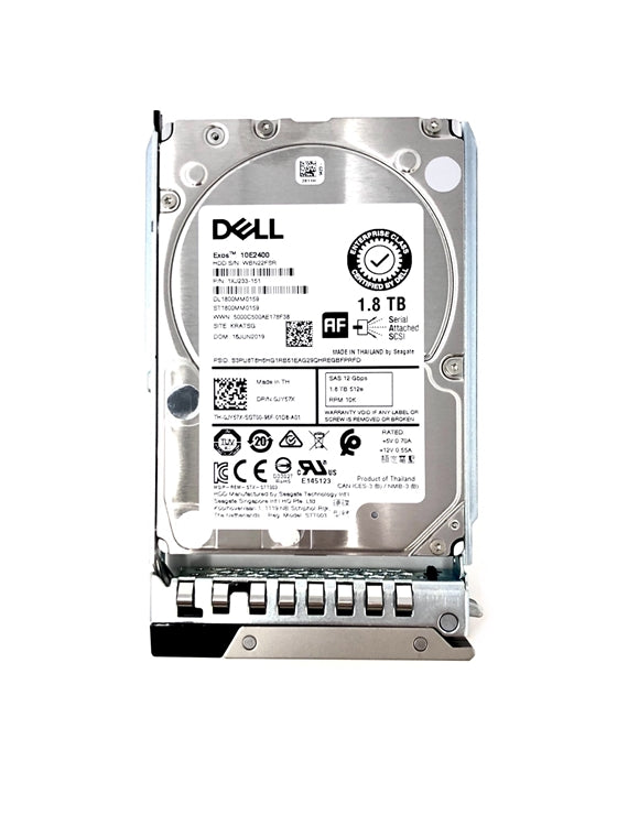 Gen14 - Dell 1.8TB 10K SAS 512e 12Gbps 2.5 inch PowerEdge Hard Drive