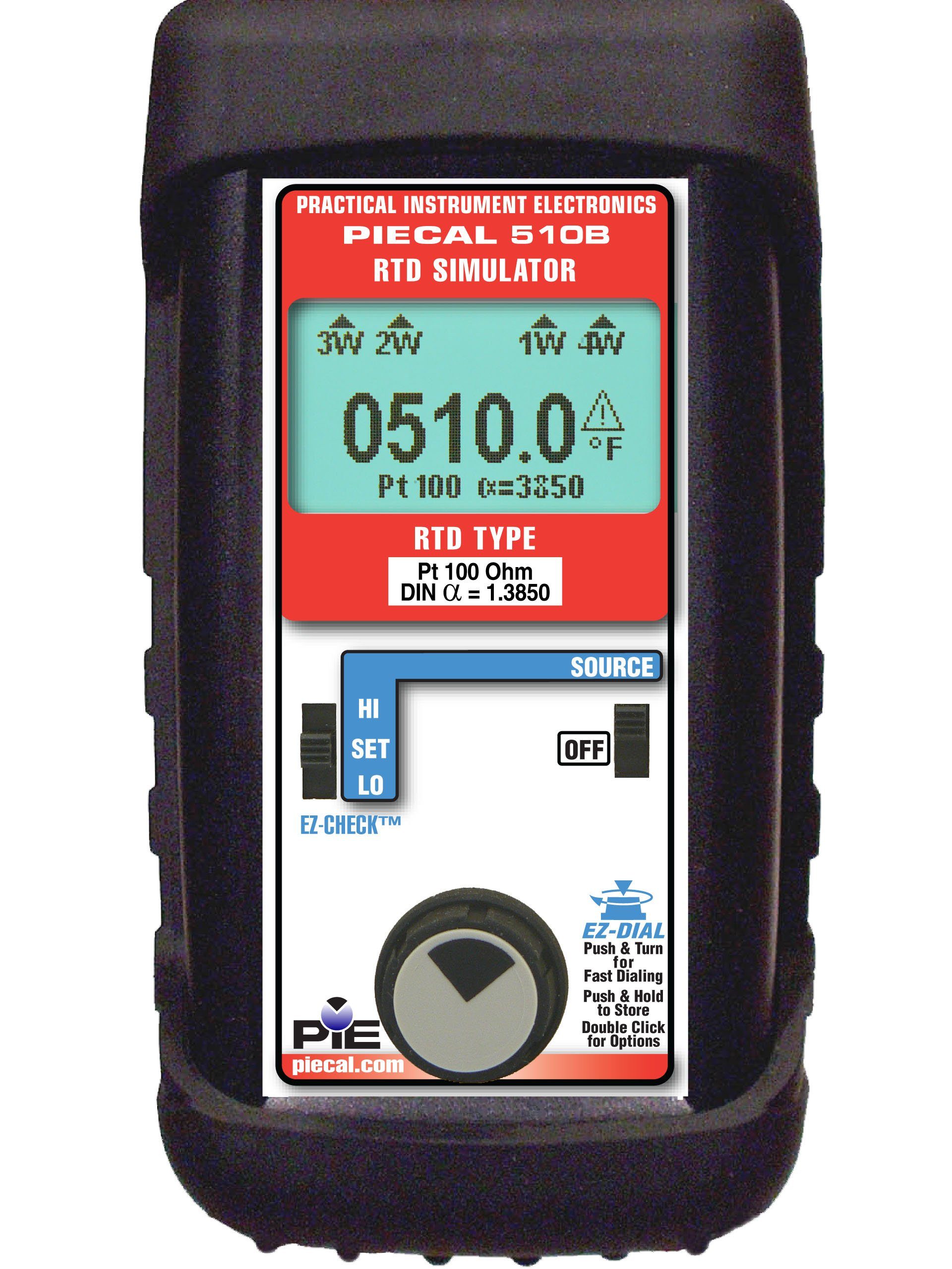 510B RTD (PT100 Simulator/Source Plus Ohms