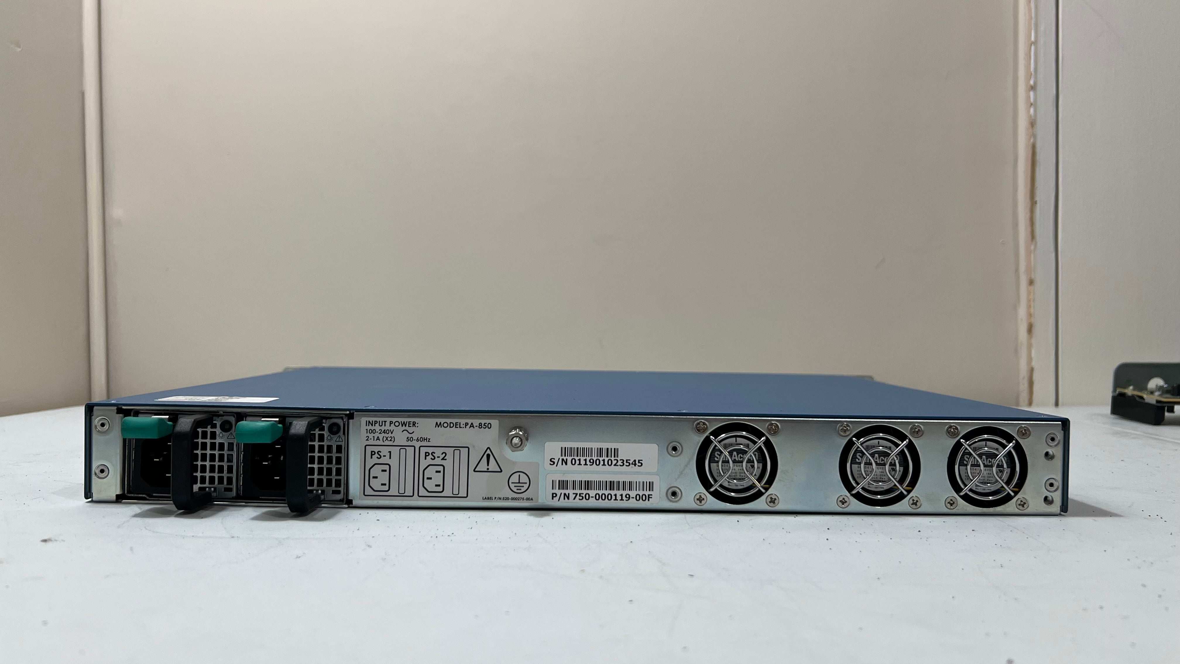 Palo Alto PA-850 - Firewall Side View | Alo Tech Solutions
