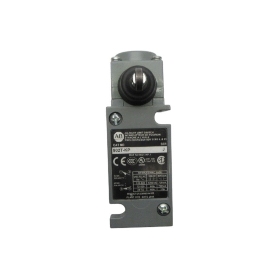 ALLEN BRADLEY 802T-KP SER. J (AS PICTURED) NSNP