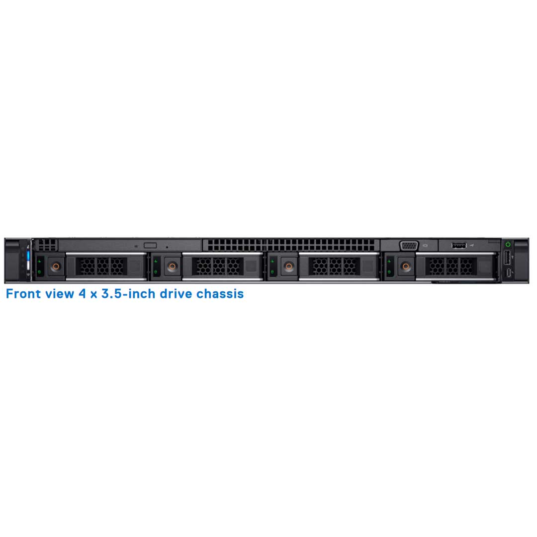 4x3.5" SAS/SATA Rack Chassis | Refurbished Dell PowerEdge R640