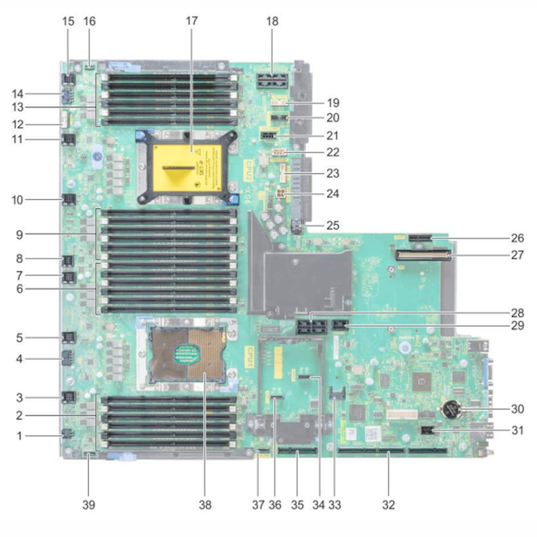 14X06 — System Board Motherboard | Dell PowerEdge R740xd