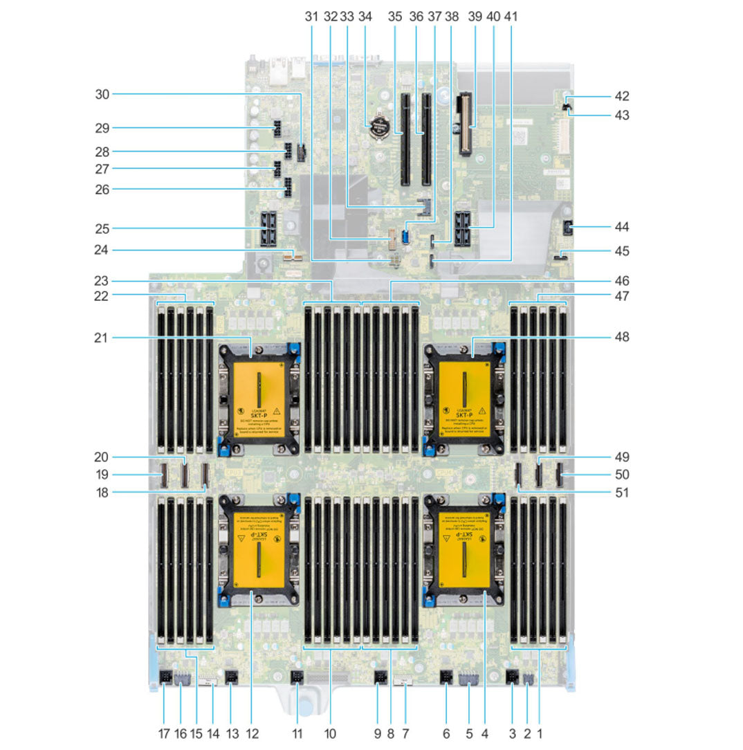 TF0V7 — System Board Motherboard | Dell PowerEdge R840