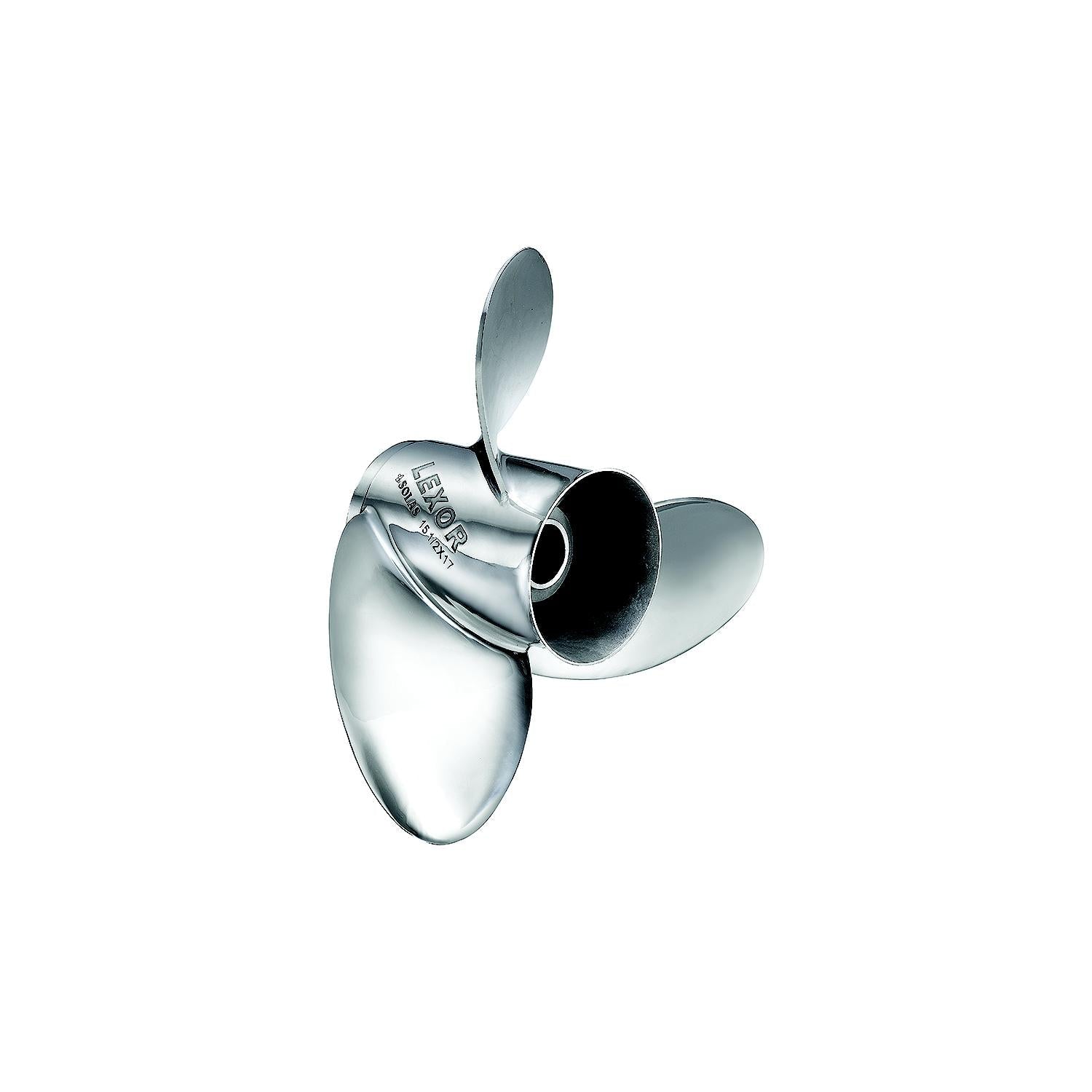 Solas Propeller 9571-158-15 Solas Rubex L3 SS Interchangeable Hub 3-Blade, Propeller