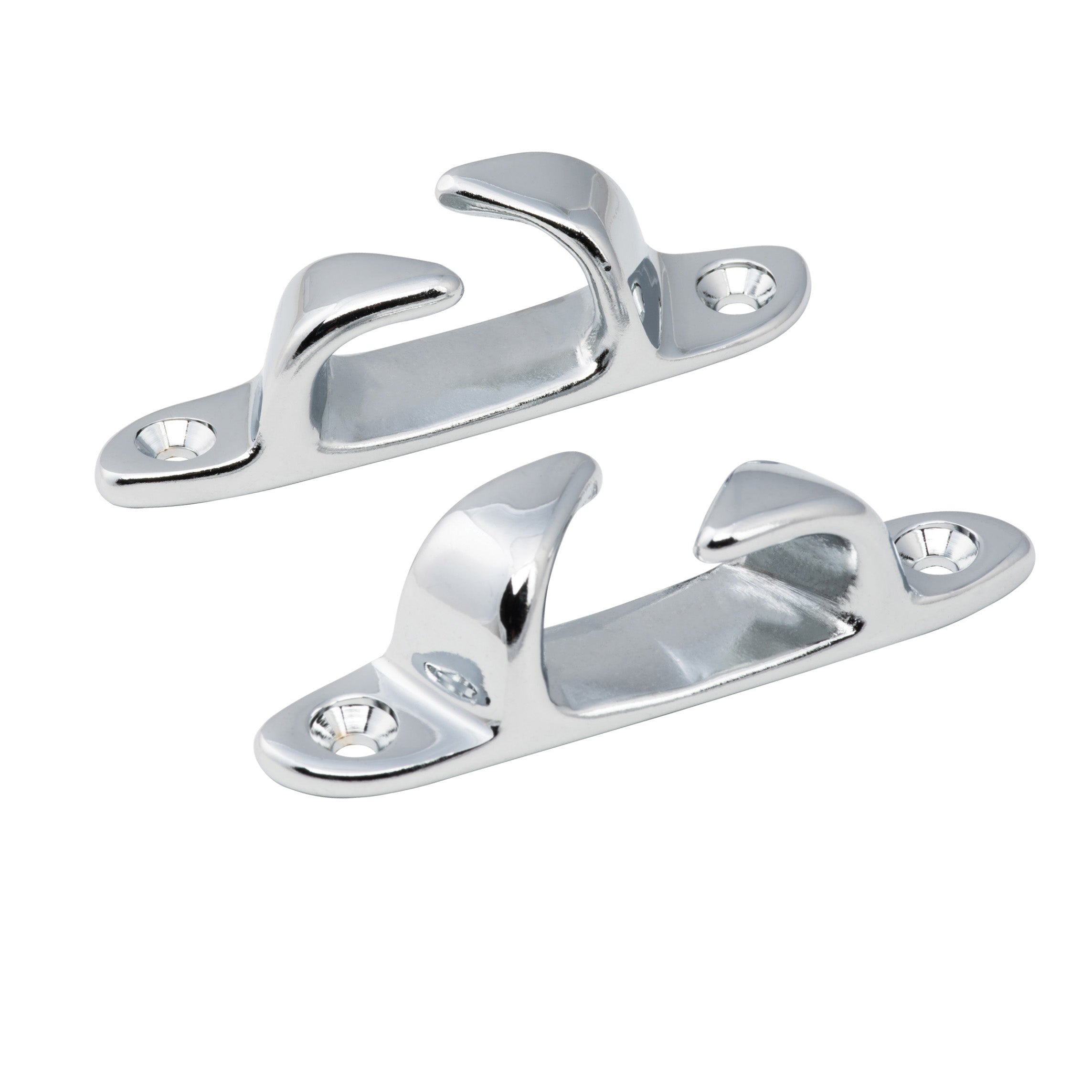 Whitecap S-0980 4" Cp/Brass Skene Bow Chock Pair