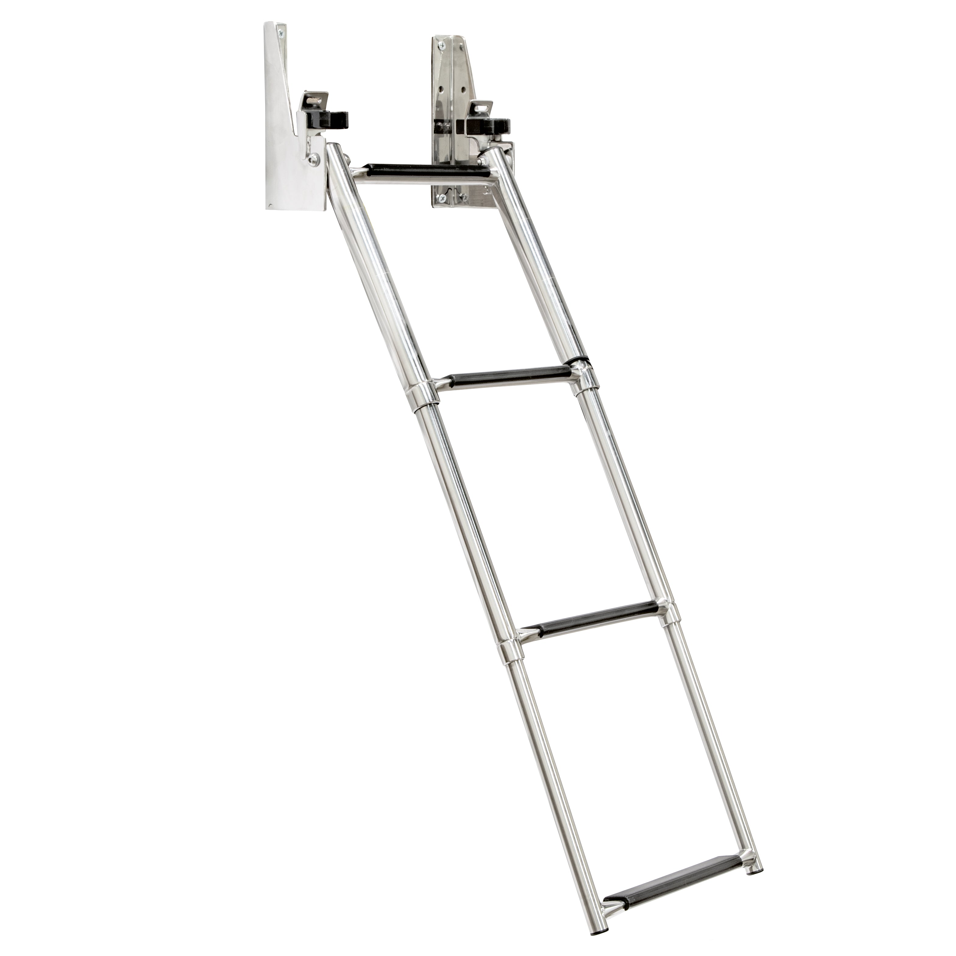 Whitecap S-1857 Stainless Steel Telescoping Transom Mount Ladder - 4 Step