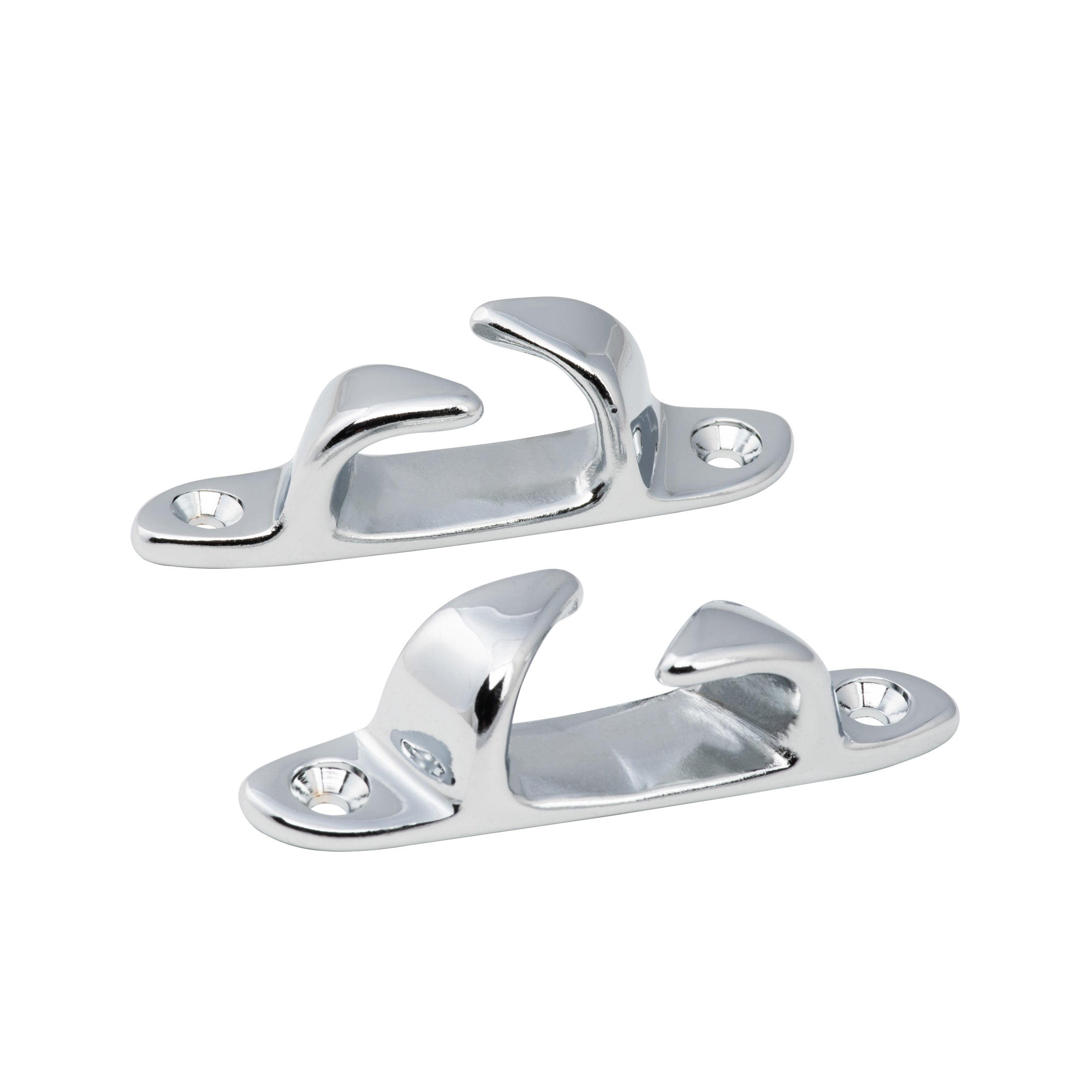 Whitecap S-0981 4-1/2" Cp/Brass Skene Bow Chock Pair
