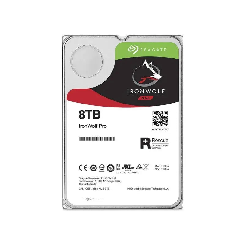 ST8000VN0022 SEAGATEIronwolf Nas 8TB 6GBPS-SATA 7.2K RPM 3.5Inch HDD