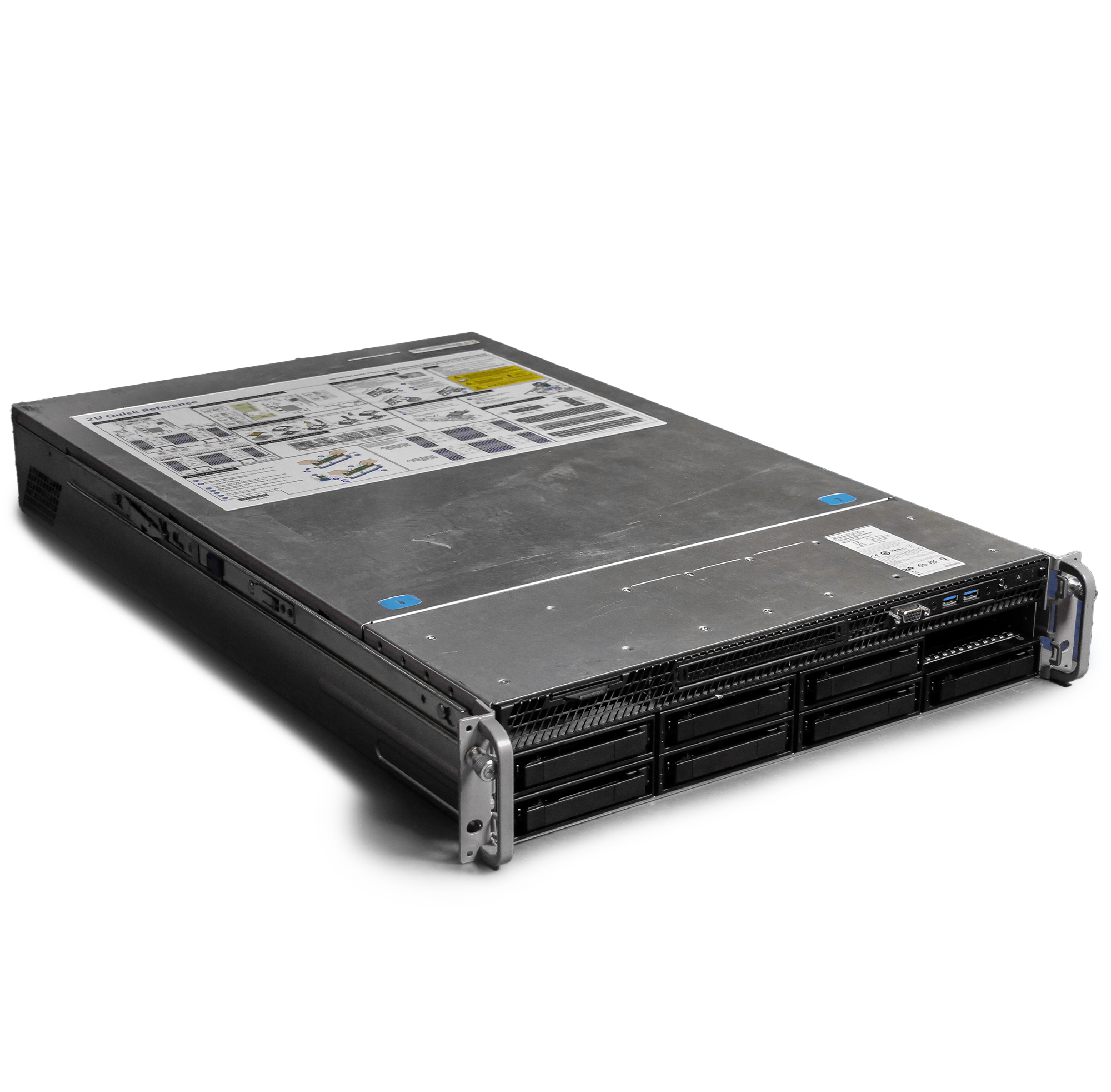 Intel R2308WFTZSR 2x Xeon Gold 6130T 384GB DDR4 8-bay LFF 2U Server