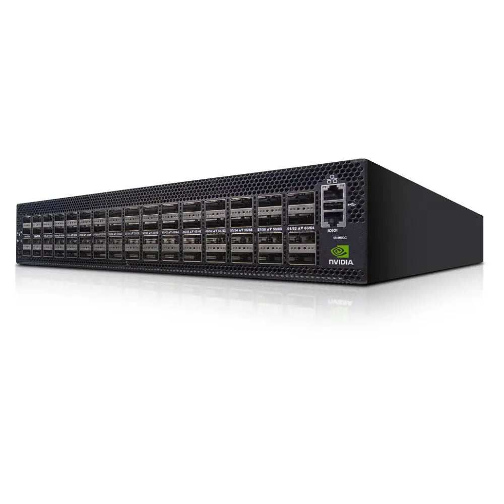 NVIDIA Mellanox SN4600C Spectrum-3 64-Port 100GbE QSFP28 2U Ethernet Switch MSN4600-CS2F - Refurbished