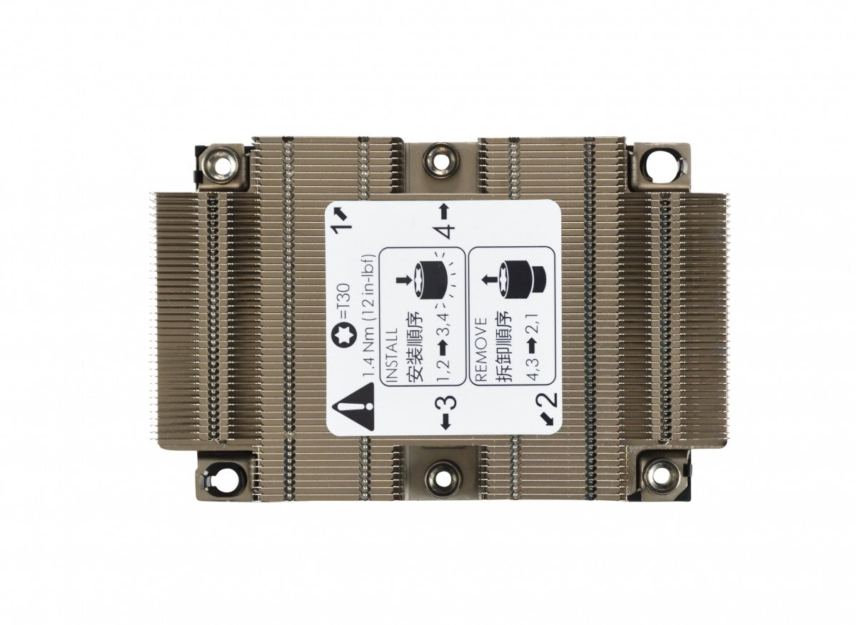 Supermicro 1U Passive Vapor Chamber CPU Heat Sink Socket LGA3647-0 (SNK-P0071VS)