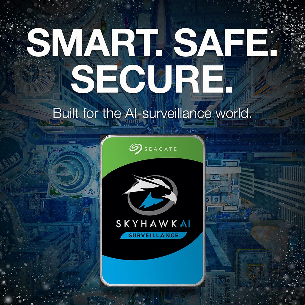 Seagate SkyHawk Surveillance ST12000VX0007 12TB 7.2K RPM SATA 6Gb/s 512e 3.5in Recertified Hard Drive