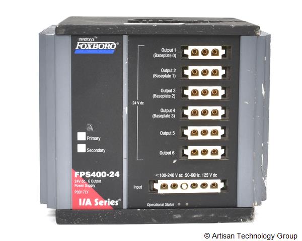 Foxboro P0917LY FPS400-24 I/A Series DIN Rail Mounted Power Supply