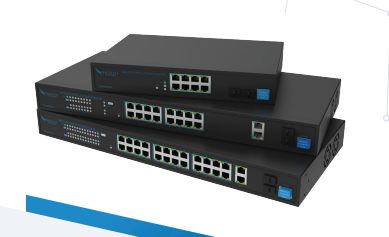 Eagle Eye Switch CSW28g (24 Port Gbit Managed PoE+ Switch with 2xUplink & 2xSFP, 370W) Monthly w/1Year Commit (EN-CSW28g-1)