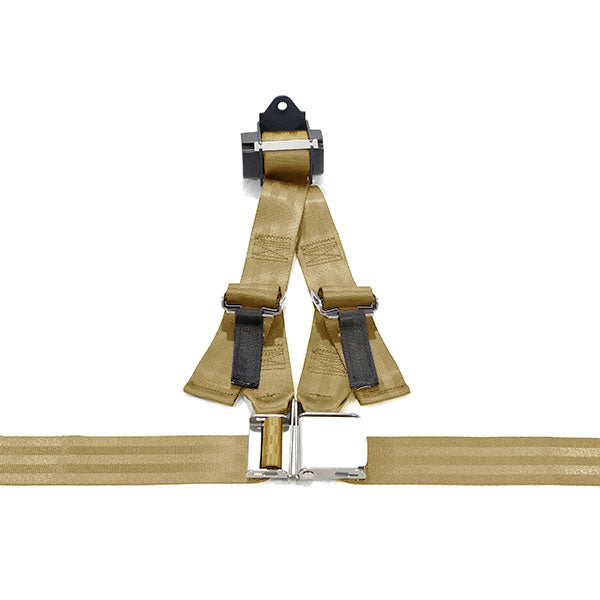 Crew 4-Pt Lift Lever Assembly Adjusters On Harness Tan