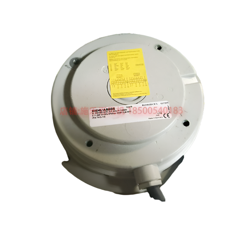 Brand new RH31M-2DK.3I.1R ZIEHL-ABEGG centrifugal fan 3-230-400V 0.9kW 1.55A 2730rpm