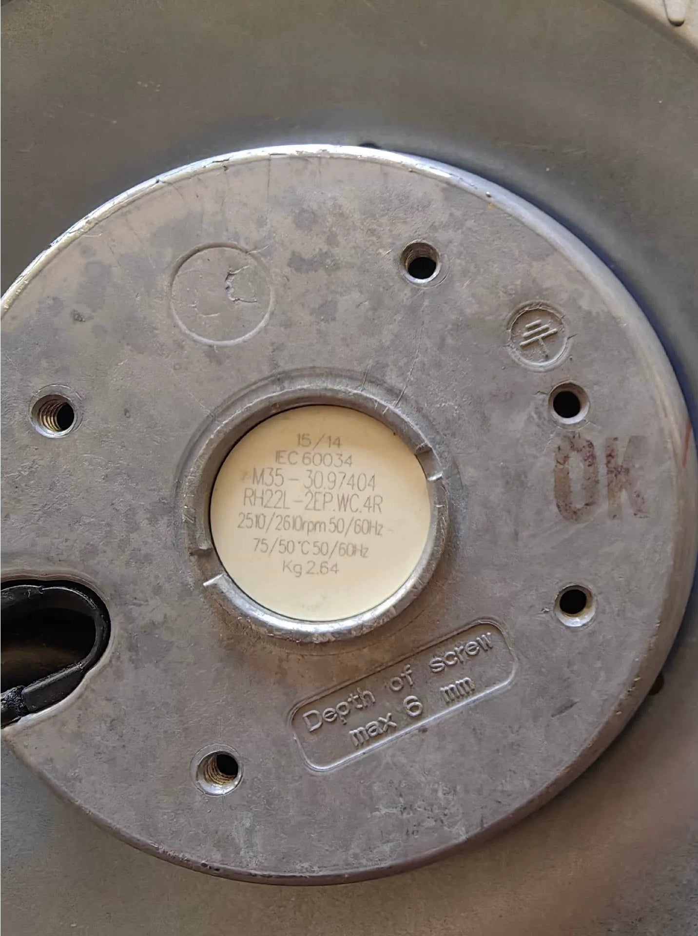 RH22L-2EP.WC.4R ZIEHL-ABEGG centrifugal fan 1-230V 50HZ
