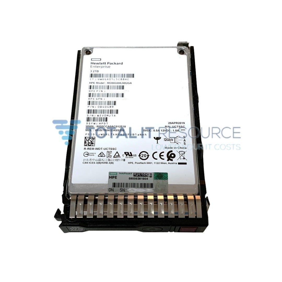 P04537-B21 HPE 3.2TB SAS 12G Mixed Use SFF (2.5in SC SSD