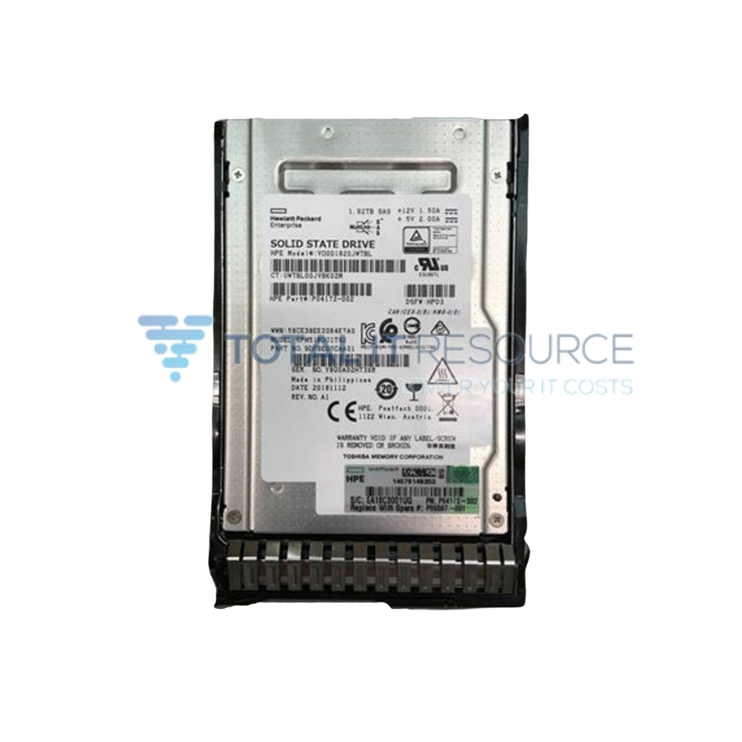P04519-B21 HPE 1.92TB SAS 12G Read Intensive SFF (2.5in SC SSD