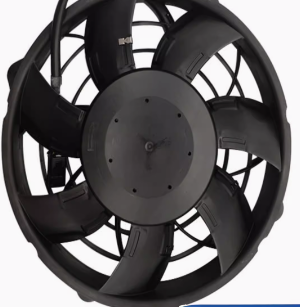 W3G300-ER38-45 ebm papst EC Fans EC Axial Fan, 300mm Round, 27.5VDC, 335W, 3320RPM, Ball Bearing