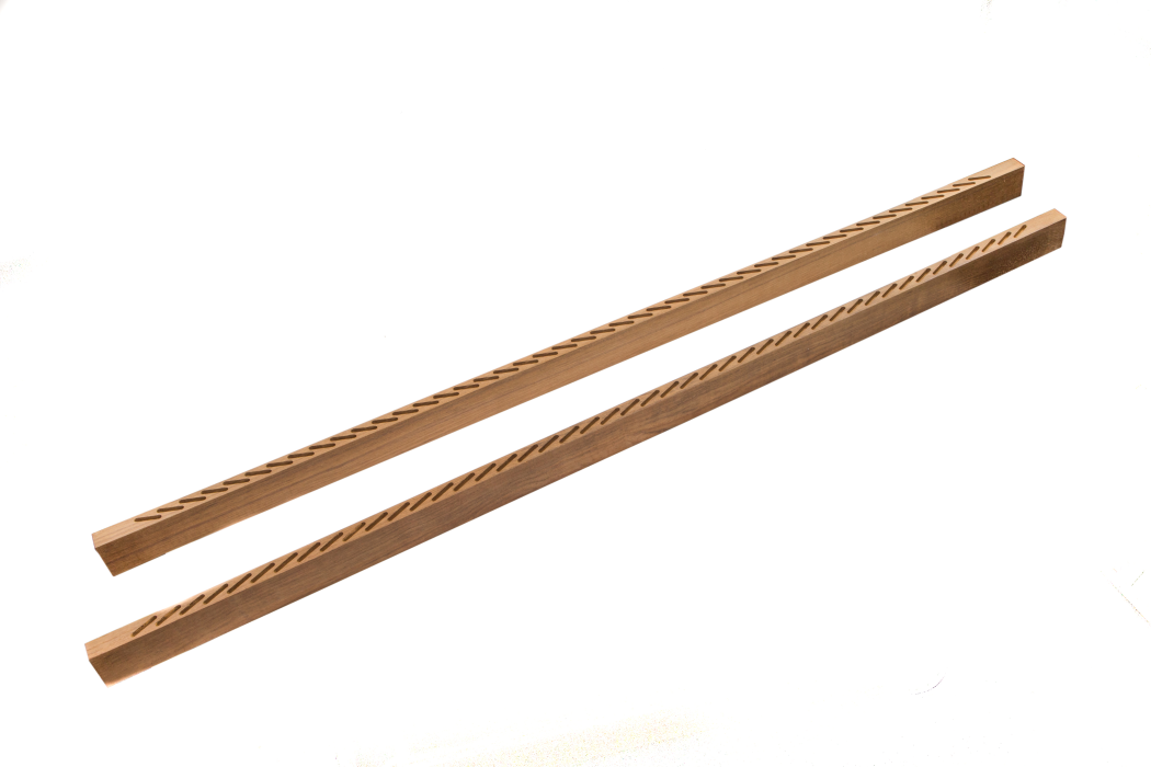 Whitecap 60880 Right/Left Louvered Door Side Rails 4-Ft Length