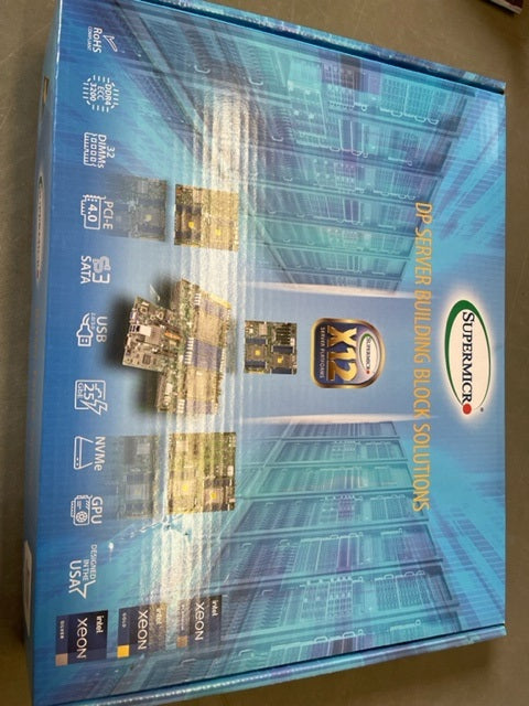 Supermicro X12DAI-N6 C621A Socket 4189 Max4TB DDR4 PCIE VGA D-Sub E-ATX Sever Motherboard