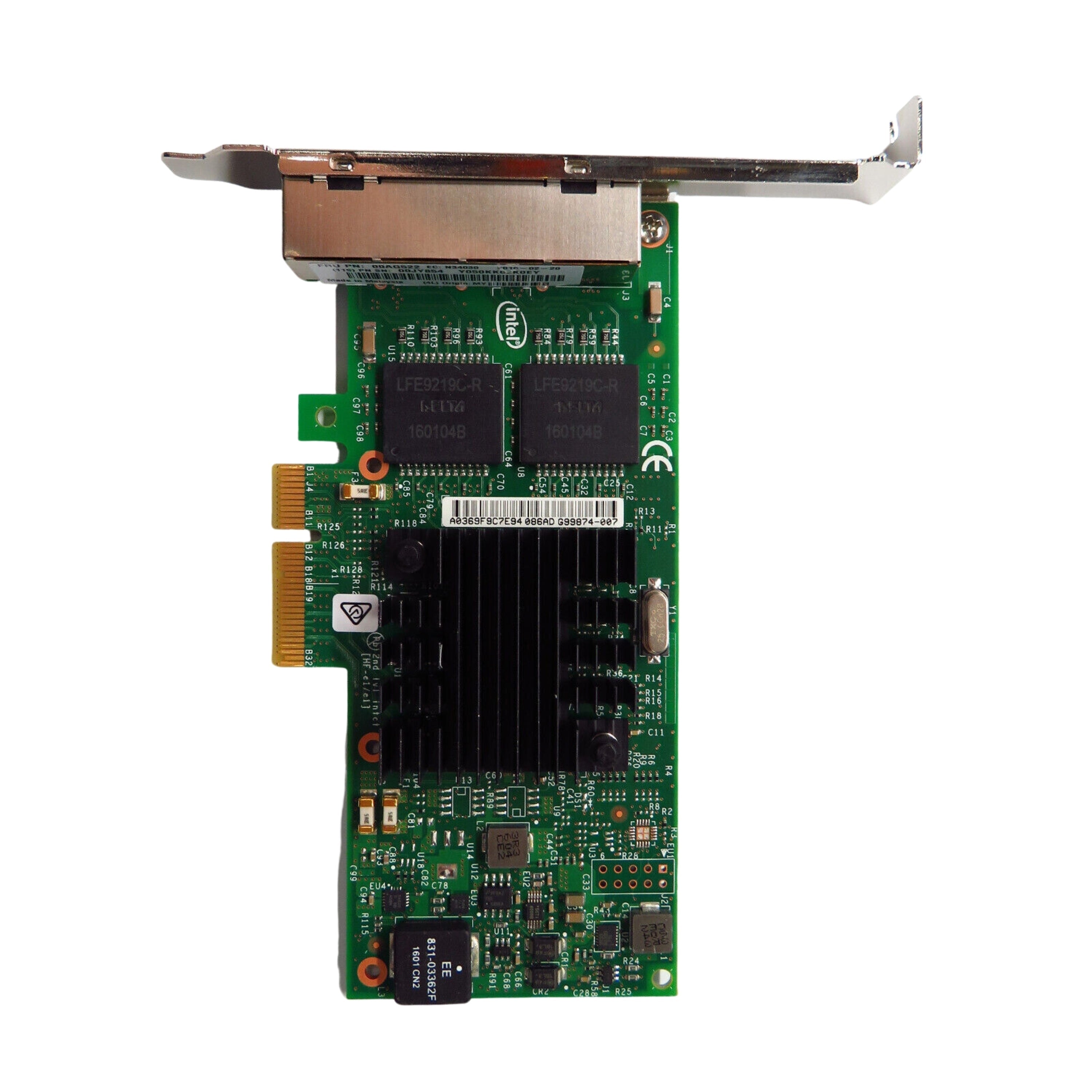Lenovo 00AG522 Intel I350-T4 4 Port 1GbE BASE-T PCIe Adapter Card (Refurbished)