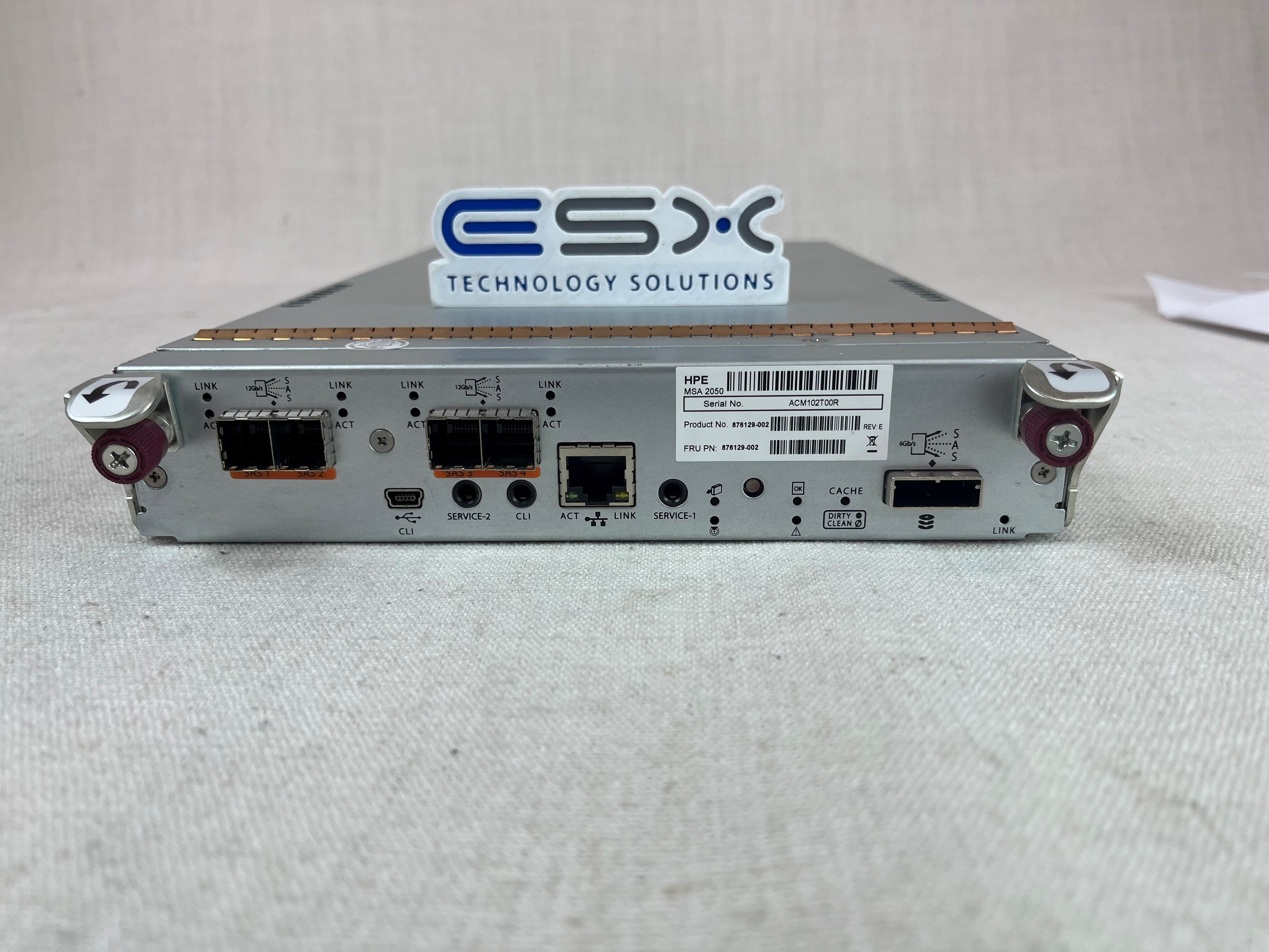 HPE MSA 2050 SAS Controller 876129-001 876129-002