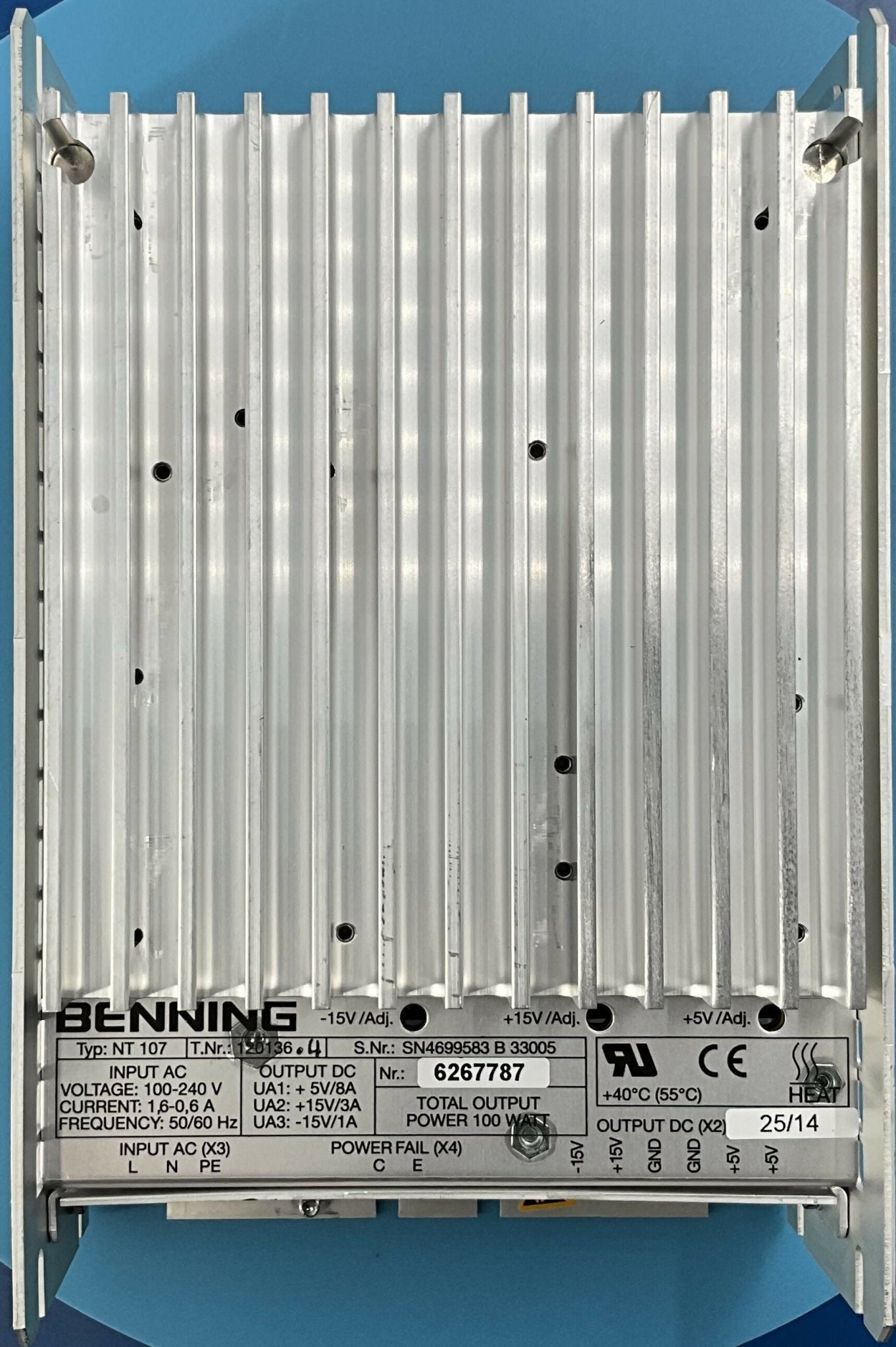 AC/DC POWER SUPPLY (04699583/4699583/6267787 SIEMENS/BENNING