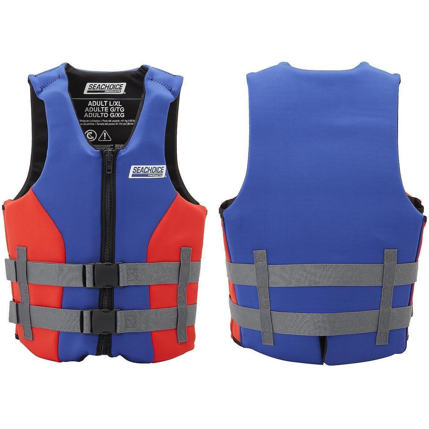 Seachoice 99502 Adult Dual Sized Evoprene Vest Blue, 2XL/3XL
