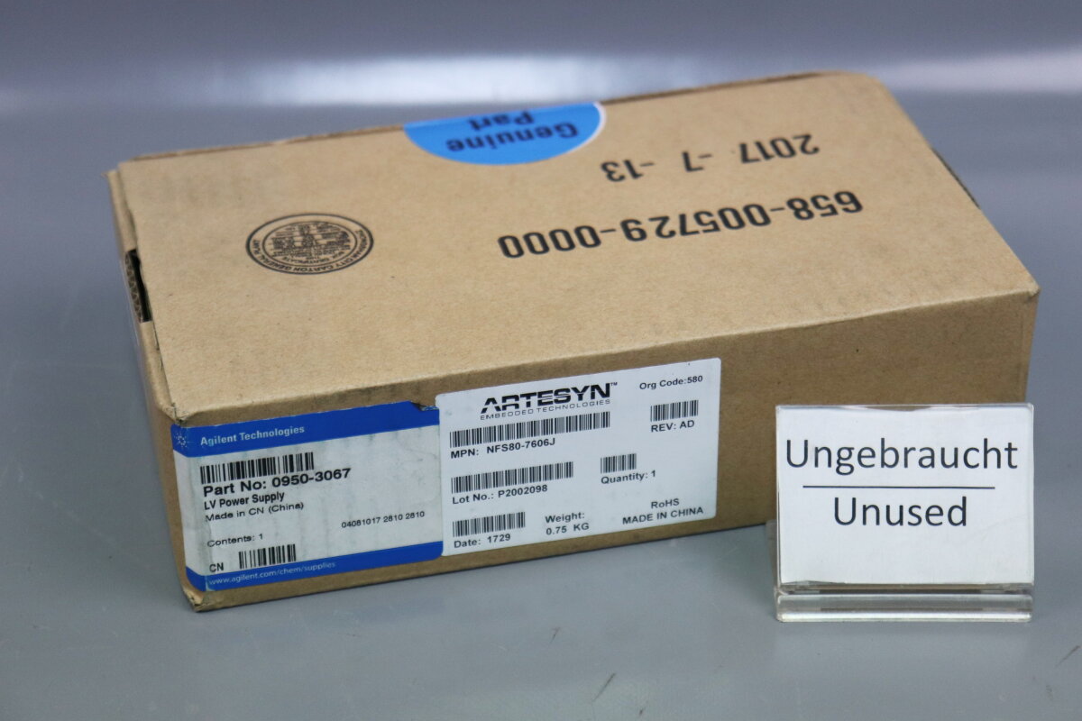 Agilent Low Voltage Power Supply 0950-3067 NFS80-7606J Rev: AD Sealed