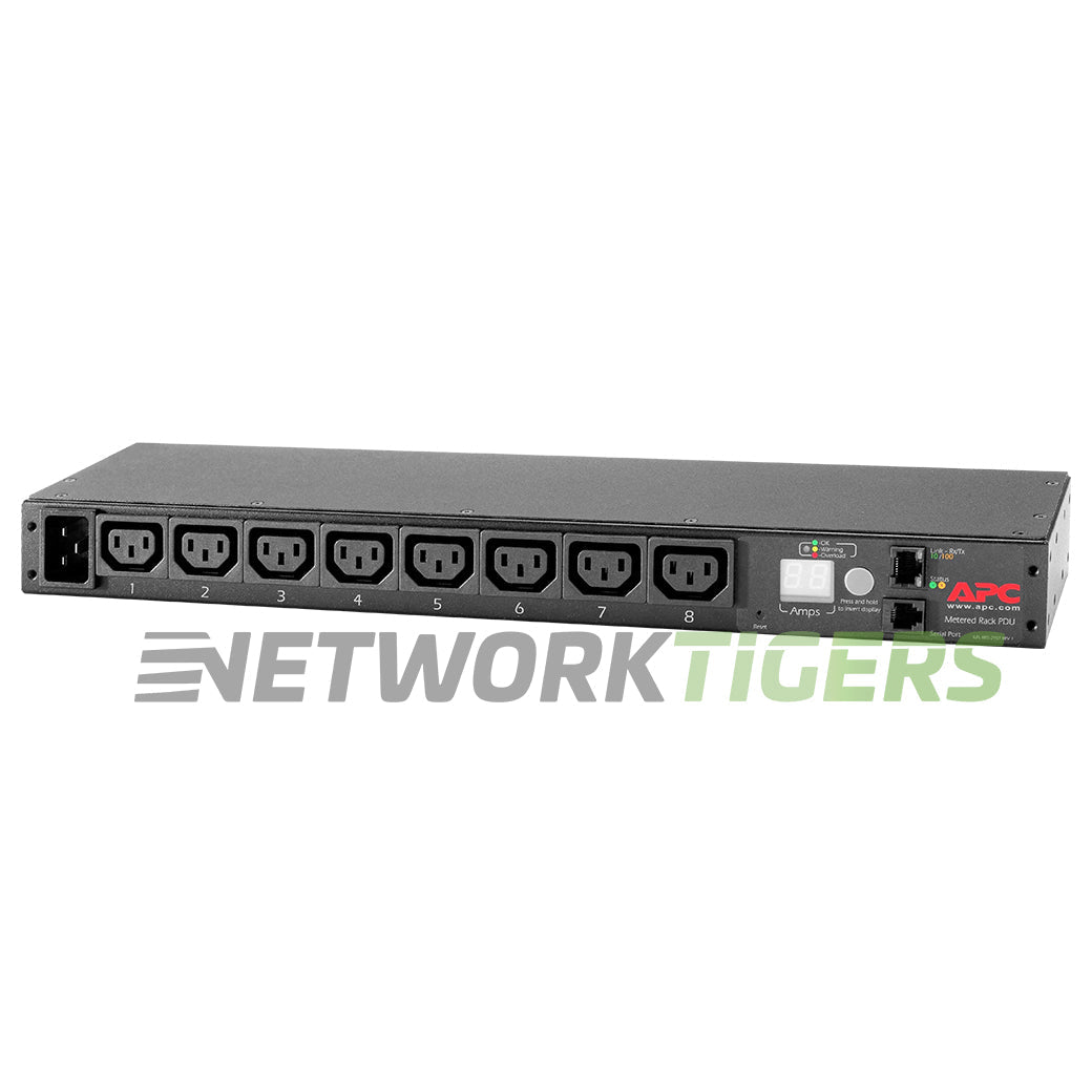 APC AP7821B Metered Rack 8x IEC 60320 C13 208/230V 1U 16A PDU