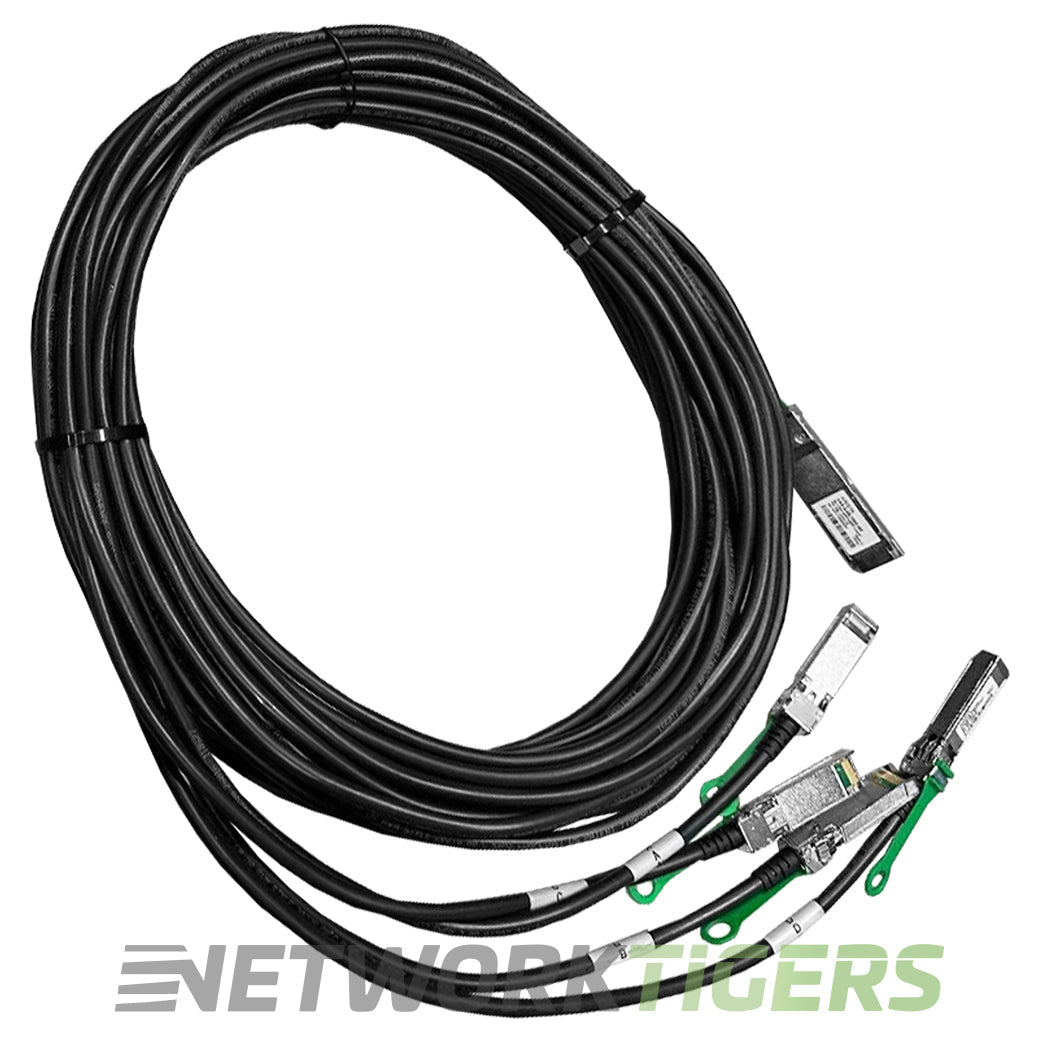 NEW Arista CAB-Q-4S-100G-5M 5m 100GB QSFP28 to 4x 25GB SFP+ DA Breakout Cable