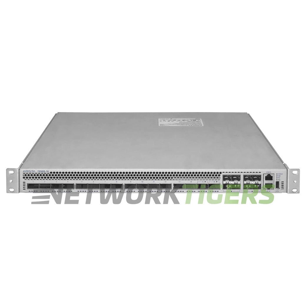 NEW Arista DCS-7050Q-16-R 16x 40GB QSFP+ 8x 10GB SFP+ Back-to-Front Air Switch