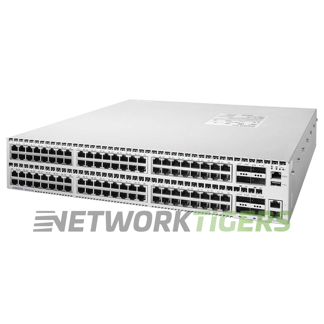 Arista DCS-7050TX-128-F 96x 10GB Copper 8x 40GB QSFP+ F-B Airflow Switch