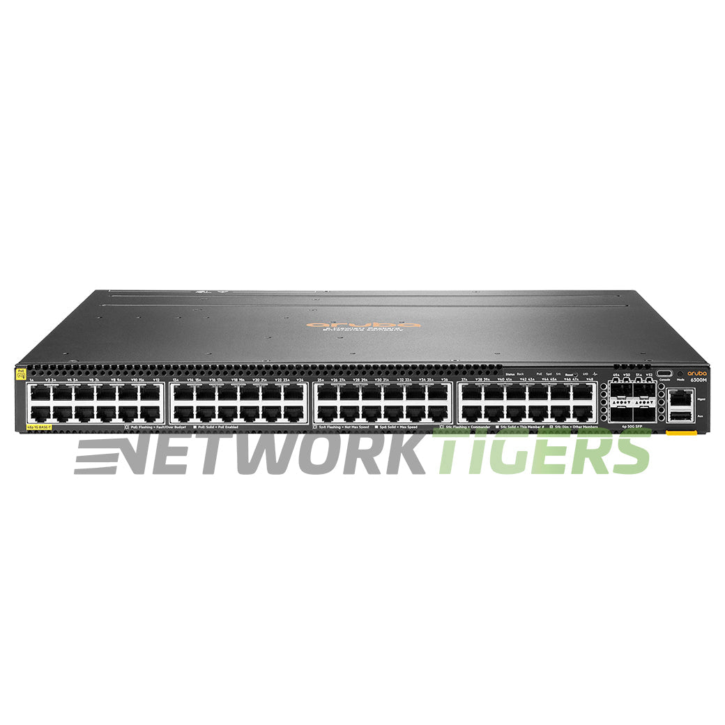 HPE Aruba JL661A CX 6300 Series 48x 1GB PoE+ RJ45 4x 50GB SFP56 Switch