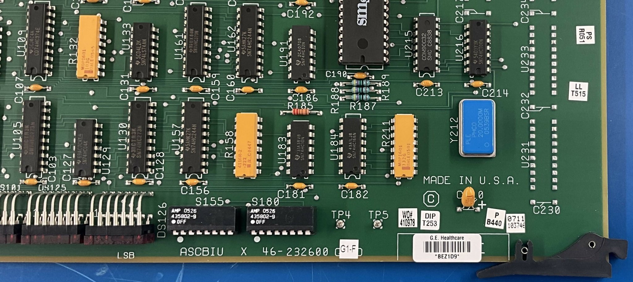 ASC CONTROLLER BUS INTERFACE BOARD (46-232600G1-F GE