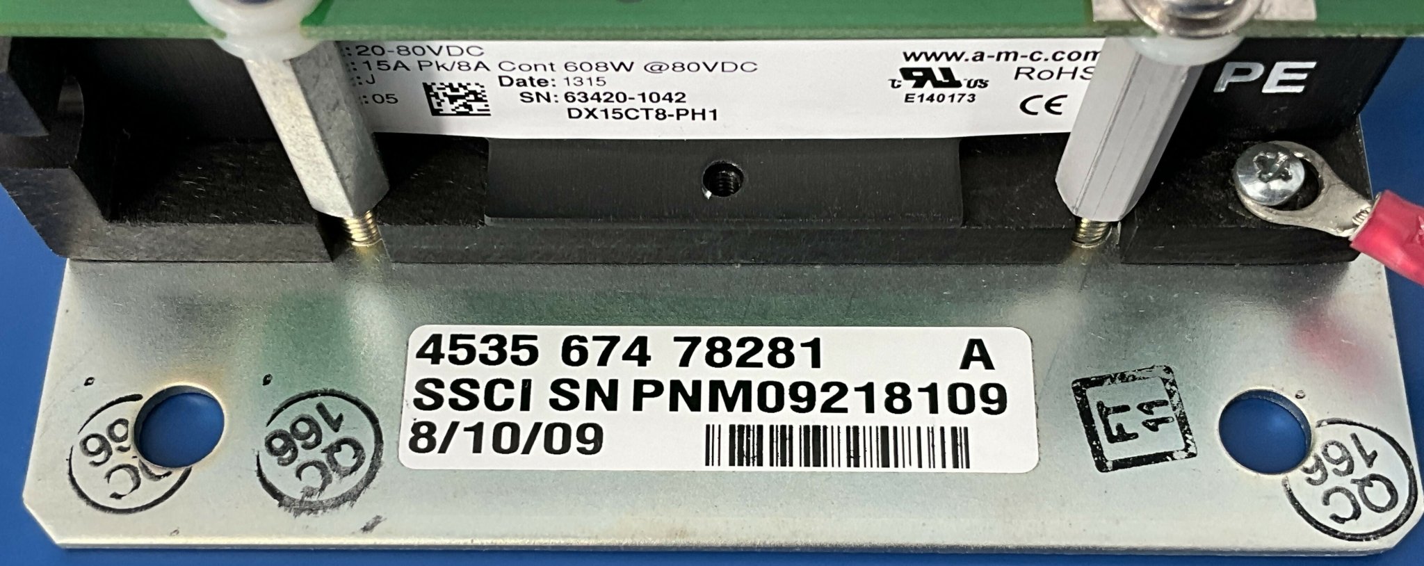 ASM MOTOR CONTROL W/MMI PCB (453567478281 REV A PHILIPS